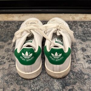 Adidas Stan Smith White with Green Heel Sneakers